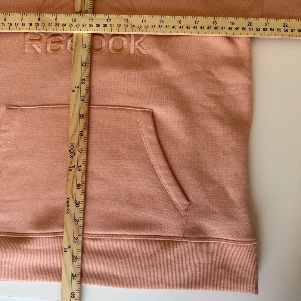 Reebok Oversized Light Coral Hoodie — Fits Like Medium-EUC - Picture 9 of 13